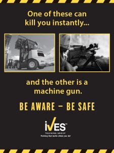 Safety Poster - Counterbalanced Forklift image